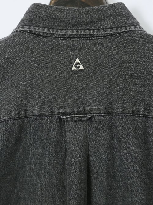 【大きいサイズ】ジェリー/GERRY 綿デニム ボタンダウン長袖シャツ