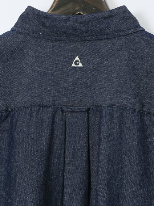 【大きいサイズ】ジェリー/GERRY 綿デニム ボタンダウン長袖シャツ