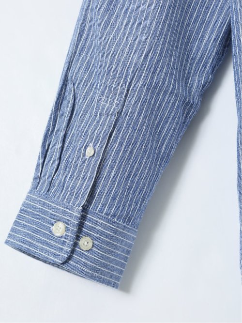 【大きいサイズ】ジェリー/GERRY 綿パナマ レギュラーカラー長袖シャツ