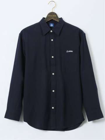 【大きいサイズ】ジェリー/GERRY 綿パナマ レギュラーカラー長袖シャツ