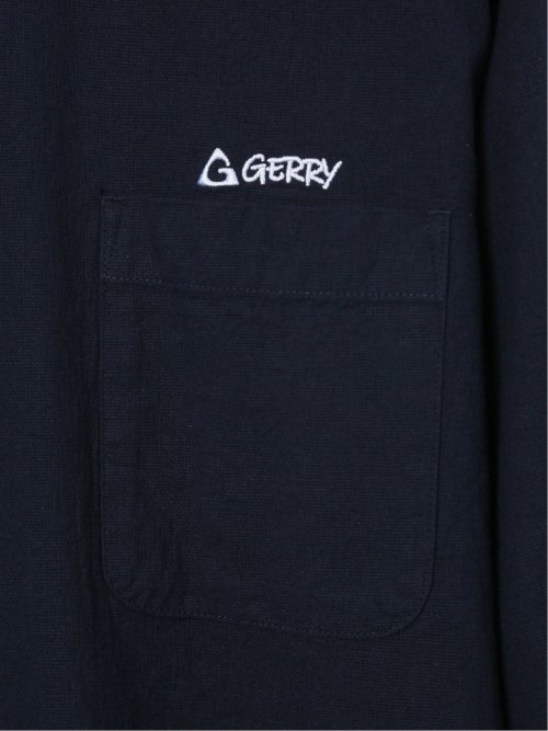 【大きいサイズ】ジェリー/GERRY 綿パナマ レギュラーカラー長袖シャツ