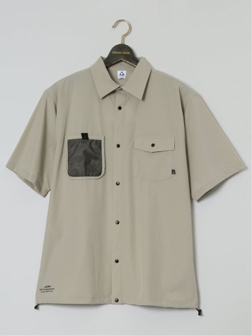 【大きいサイズ】ジェリー/GERRY ダブルポケット レギュラーカラー半袖シャツ