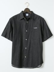 【大きいサイズ】ジェリー/GERRY デニム レギュラーカラー 半袖 シャツ