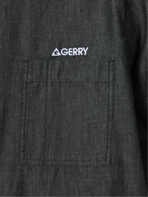 【大きいサイズ】ジェリー/GERRY デニム レギュラーカラー 半袖 シャツ