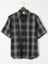 【大きいサイズ】レッドキャプガール/RED CAP GIRL オンブレチェック レギュラーカラー半袖シャツ