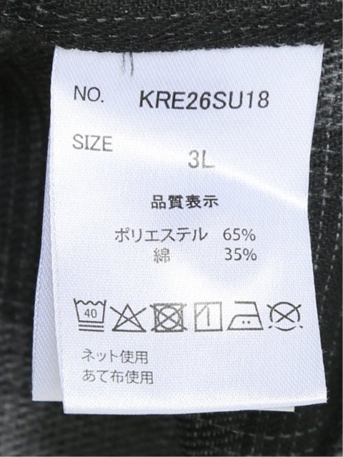 【大きいサイズ】レッドキャプガール/RED CAP GIRL オンブレチェック レギュラーカラー半袖シャツ