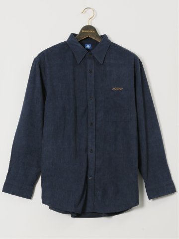 【大きいサイズ】ジェリー/GERRY コーデュロイ レギュラーカラー長袖シャツ