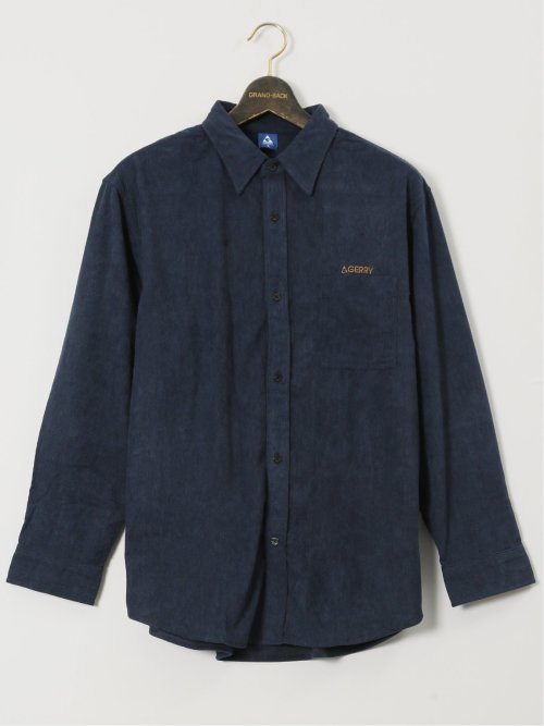 【大きいサイズ】ジェリー/GERRY コーデュロイ レギュラーカラー長袖シャツ