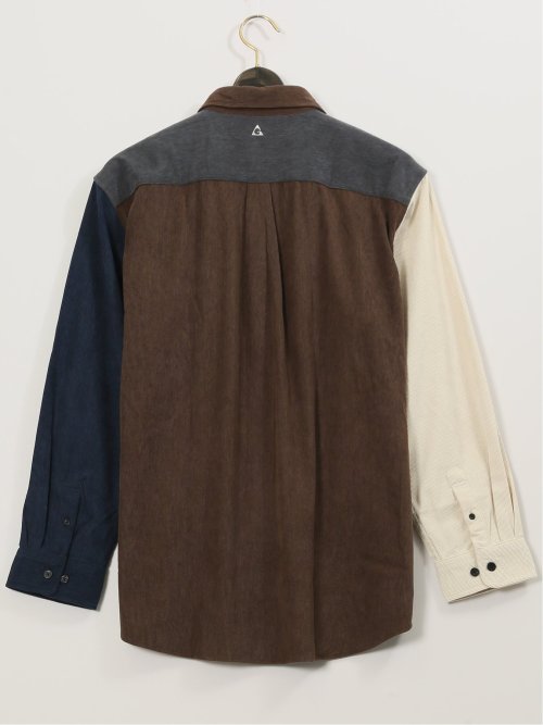 【大きいサイズ】ジェリー/GERRY コーデュロイ レギュラーカラー長袖シャツ