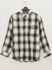 【大きいサイズ】ジェリー/GERRY オンブレチェック レギュラーカラー長袖シャツ