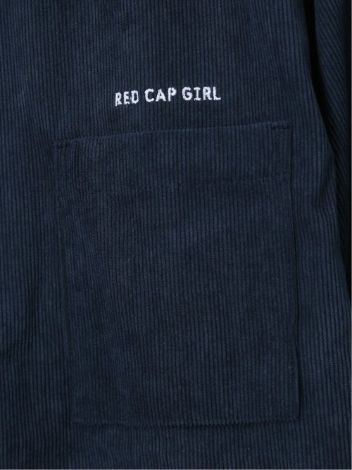 【大きいサイズ】レッドキャプガール/RED CAP GIRL コーデュロイ レギュラーカラー長袖シャツ