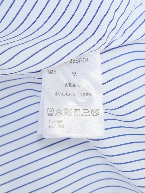 【WEB限定】ブロードストライプ レギュラーカラー長袖シャツ