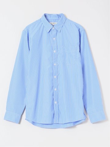 【WEB限定】ブロードストライプ レギュラーカラー長袖シャツ