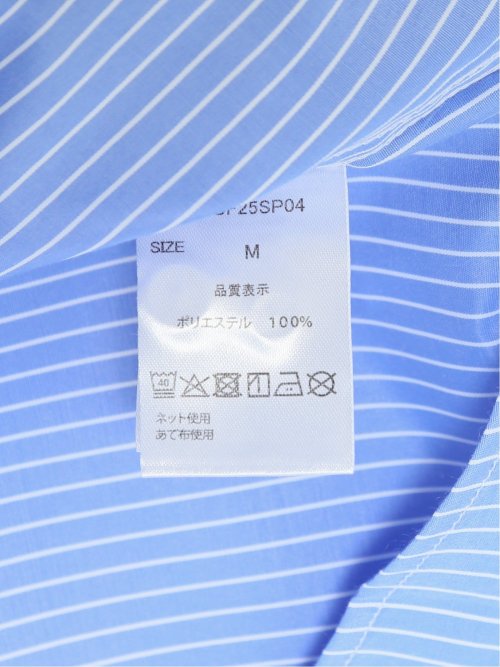 【WEB限定】ブロードストライプ レギュラーカラー長袖シャツ