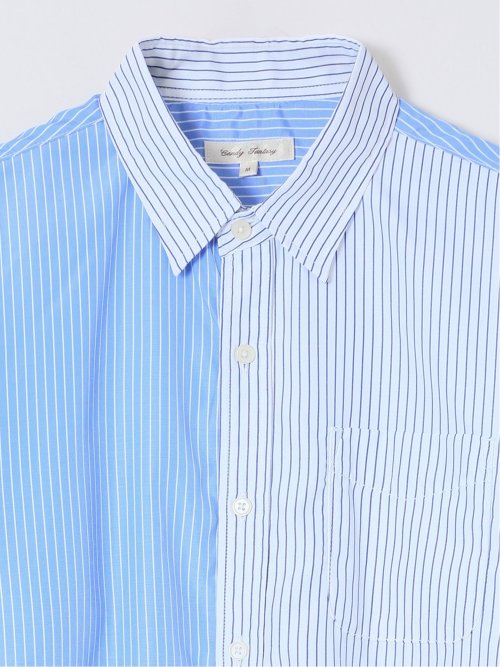 【WEB限定】ブロードストライプ レギュラーカラー長袖シャツ