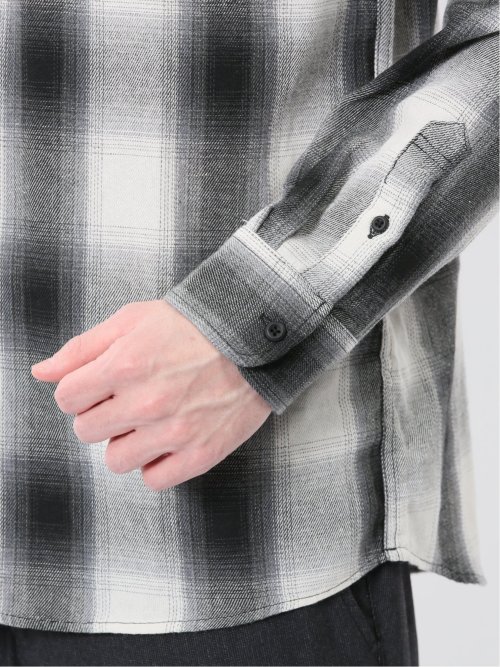 【WEB限定】オンブレーチェック レギュラーカラー長袖シャツ