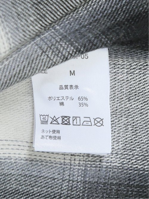 【WEB限定】オンブレーチェック レギュラーカラー長袖シャツ