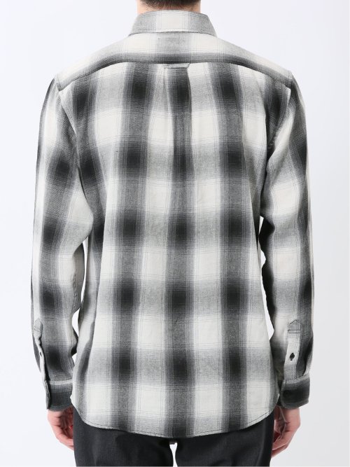 【WEB限定】オンブレーチェック レギュラーカラー長袖シャツ