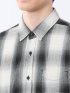 【WEB限定】オンブレーチェック レギュラーカラー長袖シャツ