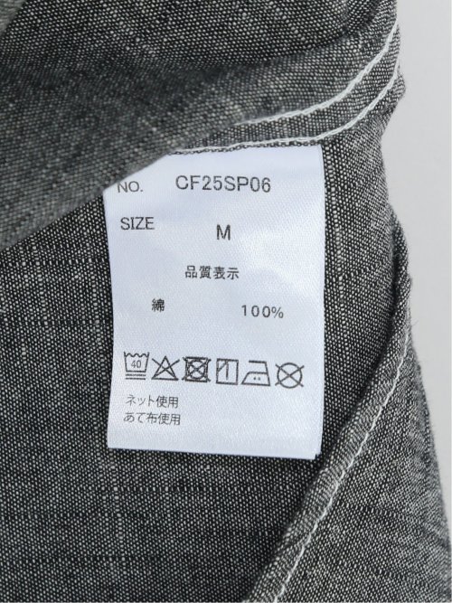 【WEB限定】綿ダンガリー レギュラーカラー長袖シャツ