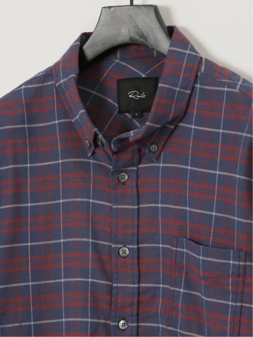 レイルズ/Rails チェック柄長袖シャツ
