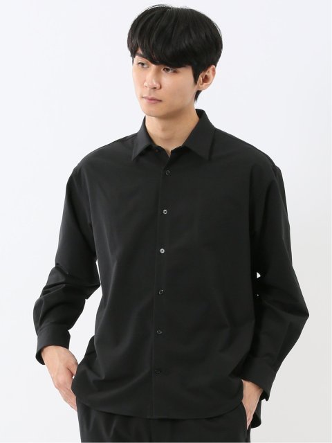 circle motion contra レギュラーカラー長袖シャツ(セットアップ可能)