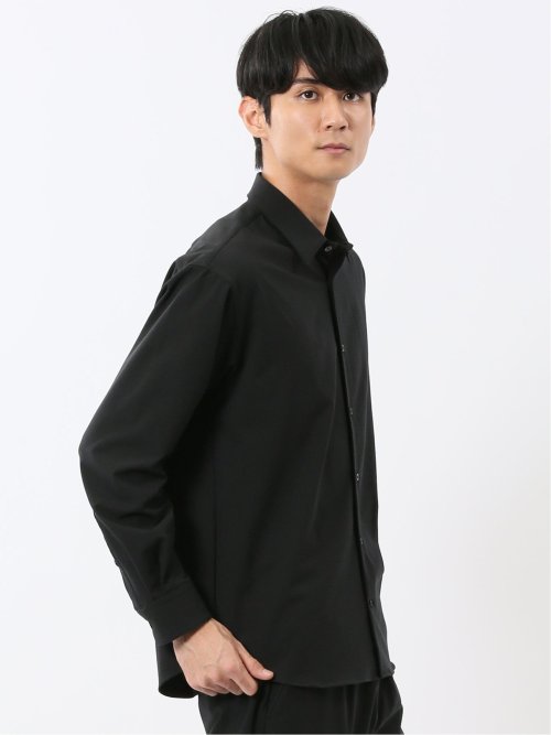 circle motion contra レギュラーカラー長袖シャツ(セットアップ可能)