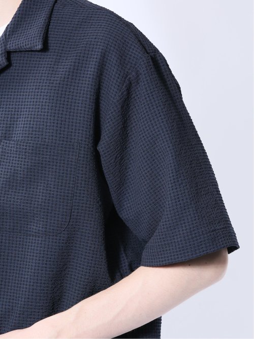 circle motion Air オープンカラー半袖シャツ(セットアップ可能)