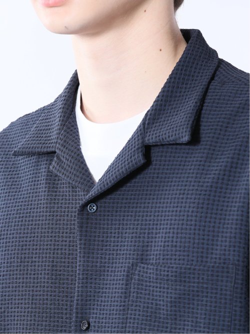 circle motion Air オープンカラー半袖シャツ(セットアップ可能)