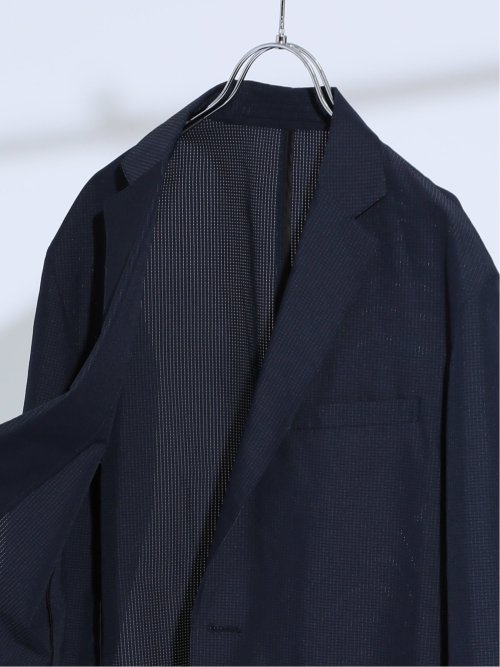 ドットエア レギュラーフィット 2ボタンシャツジャケット(セットアップ可能)