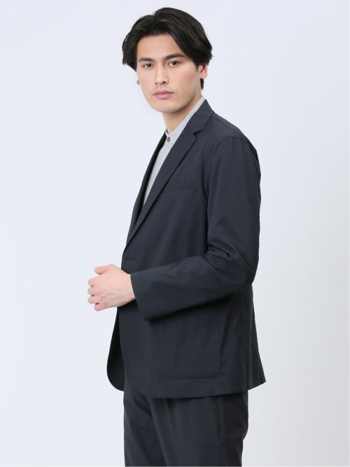 ドットエア レギュラーフィット 2ボタンシャツジャケット(セットアップ可能)