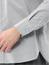 綿混オックス ボタンダウン長袖シャツ