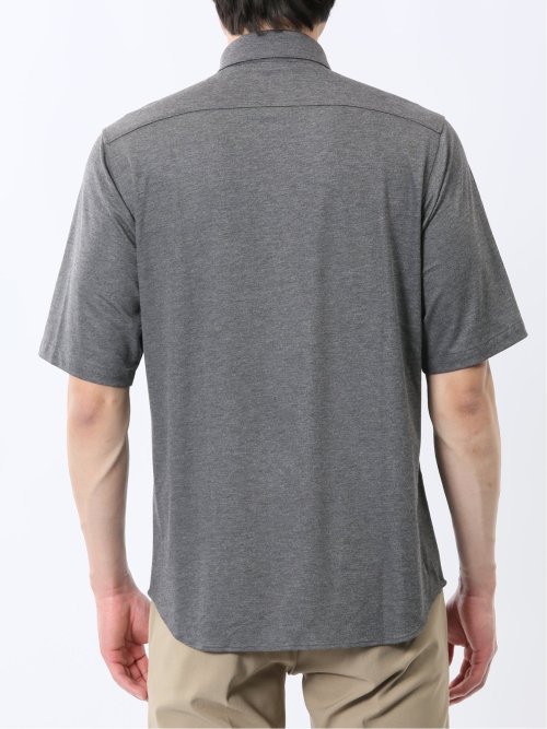 ストレッチ ボタンダウン 半袖シャツ