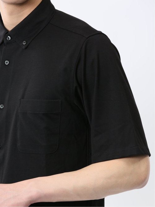 ストレッチ ボタンダウン 半袖シャツ