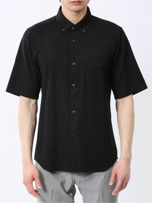 ストレッチ ボタンダウン 半袖シャツ