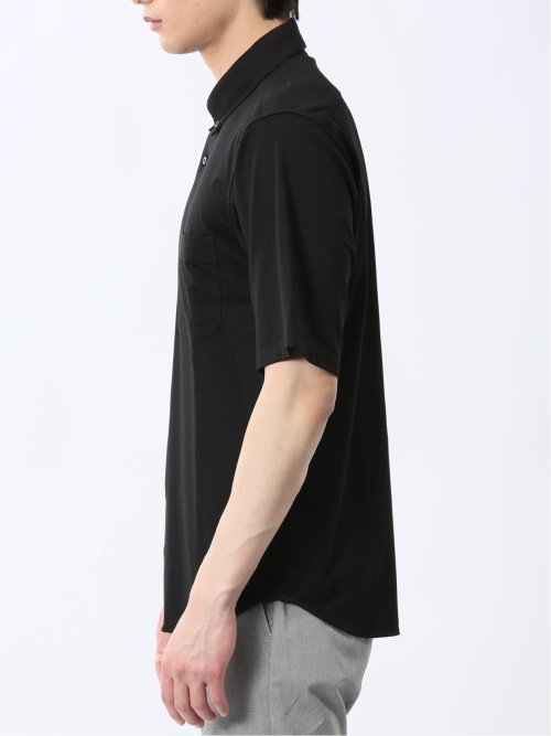 ストレッチ ボタンダウン 半袖シャツ