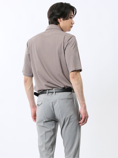 ストレッチ ボタンダウン 半袖シャツ