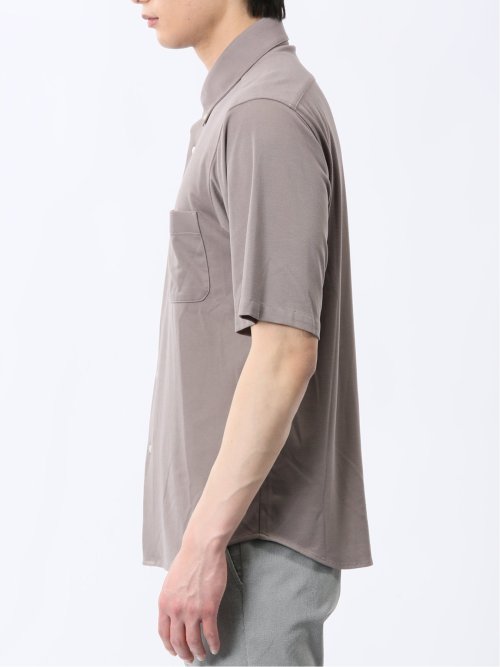 ストレッチ ボタンダウン 半袖シャツ