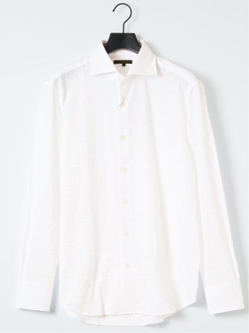 ストレッチ ブロックサッカー カッタウェイ 長袖 シャツ