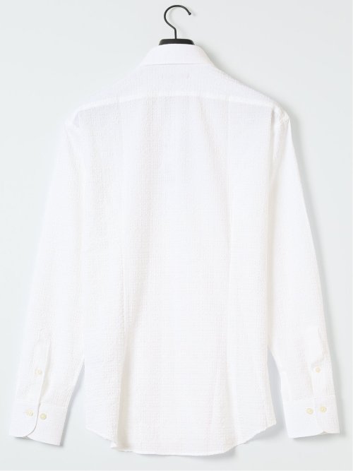 ストレッチ ブロックサッカー カッタウェイ 長袖 シャツ