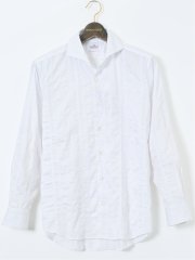 【大きいサイズ】ガリポリカミチェリア/GALLIPOLI camiceria 綿刺繍 カッタウェイ長袖シャツ