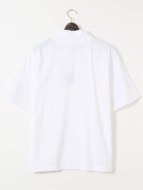 【大きいサイズ】ガリポリカミチェリア/GALLIPOLI camiceria パイルサッカー オープンカラー 半袖 シャツ