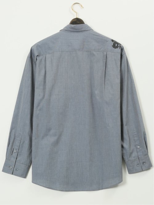 【大きいサイズ】カステルバジャック/CASTELBAJAC 綿ブロード ボタンダウン 長袖 シャツ