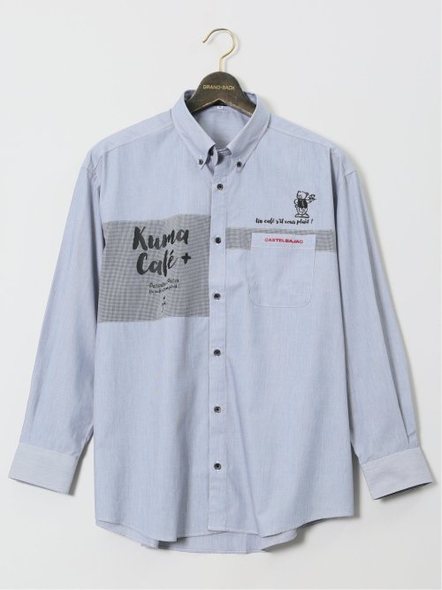 大きいサイズ】カステルバジャック/CASTELBAJAC ストレッチ 異素材切替