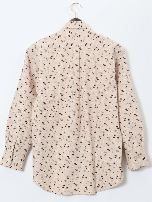 【大きいサイズ】CLASSIC THE BROWNS 日本製 綿オックス ボタンダウン長袖シャツ