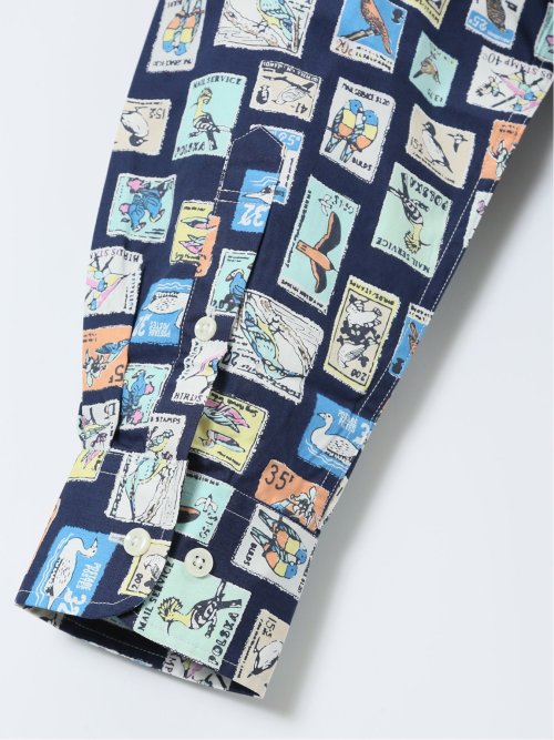 【大きいサイズ】CLASSIC THE BROWNS 日本製 綿ブロード ボタンダウン長袖シャツ