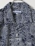 【大きいサイズ】CLASSIC THE BROWNS 日本製 綿 ストレッチ オープンカラー 半袖 シャツ