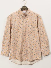 【大きいサイズ】CLASSIC THE BROWNS 日本製 綿100% ボタンダウン長袖シャツ