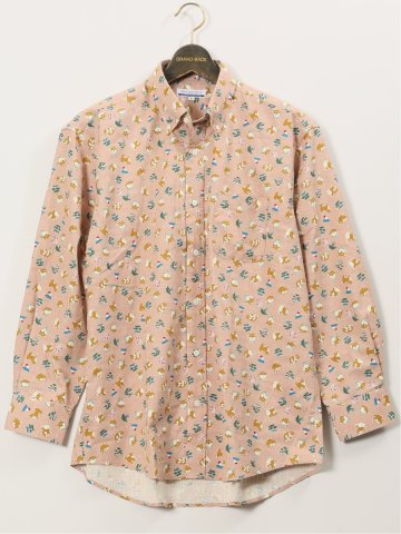 【大きいサイズ】CLASSIC THE BROWNS 日本製 綿100% ボタンダウン長袖シャツ