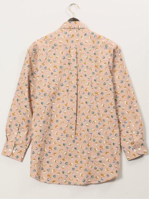 【大きいサイズ】CLASSIC THE BROWNS 日本製 綿100% ボタンダウン長袖シャツ